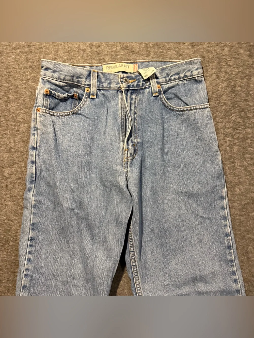 Levis 505 Vtg Jeans Mens 30x34 blue Regular Straight Fit Y2K Cotton Durable